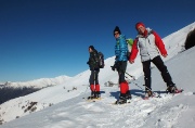 Invernale sul Monte Croce di Muggio dall'Alpe Giumello e a Camaggiore il 22 febbraio 2014 - FOTOGALLERY